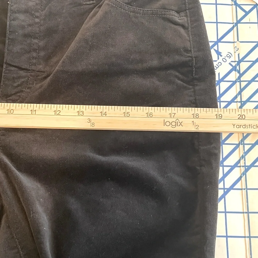 NWT TALBOTS FLAWLESS HI RISE STRAIGHT LEG BLACK VELVET 5pk PANTS SZ 10p - Picture 7 of 10